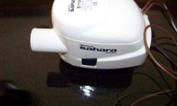 NEW Sahara S1100 auto bilge pump model # 4511 new cost at West marine 99.99. Call 781 294 1877 or 339 933 0938Listing originally posted at http