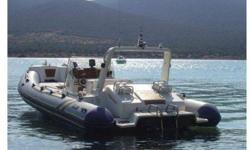 1996 Marinette Marine 7.6, 25' RUNABOUT-1996 Marlin 7.6, 25' Marlin RIBs (Rigid Inflatable Boats) are very user friendly in every respect from launching and recovery (a five minute job!), to handling and maneuverability under way while providing a level