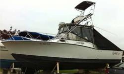 BRAND NEW TWIN 454 VOLVO PENTAS (JANUARY 2012) - 0 HOURS ON THESE PUPPIES!!!
This is an incredibly efficient offshore fishing boat that has big boat features. She was built for trophy fishing. She has good speed, with plenty of walking around room, great