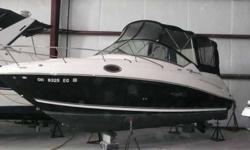 2007 Sea Ray 240 SUNDANCER One of Sea Rays most popular boats built. The 240DA is a great family boat with the aft cabin putting sleeping capacity up to 4. This boat has the beautiful black gel-coated hull that really looks sharp. The camper top also