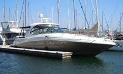 Visit www.BallastPointYachts.com for full specs and more photos - 42' Sea Ray 420 Sundancer For Sale - Loaded with factory options and great electronics, this low hour 420 Sundancer is destined to attract attention wherever she goes. The owner has