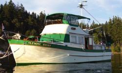 OWNER WANTS OFFERS! Very well maintained 44' single engine Puget Trawler. Complete with winter cover, enclosed fly bridge , Olsen/Rosskelly davit system, 3 state rooms with 2 full heads. Immaculate engine room. Owner has all paper work on the vessel.