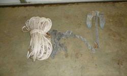 12 lb anchor, 10 ft of 3/8in chain, 130 ft of 1/2in three strand rope. $45.00 Please call Rich@360-589-4603Listing originally posted at http