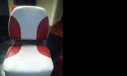 I have one boat seat that is brand new. No swivel base No arm rests. Dark red and light grey. Still in the box. Thanks 503-407-9755. Made by WiseListing originally posted at http