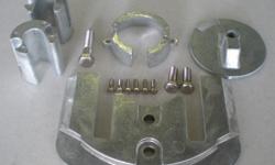 Mercury Bravo 1 Anode Kit is complete with hardware. All Zincs for Boats anodes are built to high quality standards and meet United States Military specifications.Tecnoseal's in-house laboratory facilities ensure the purity of the raw material and that