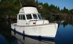 A solid reliable seaworthy vessel. 28ft with flybridge and full controls, large cockpit for fishing, saloon converts to double berth, full galley with hot and cold pressure water, electric fresh water head and shower and a queen V berth as well, a lot for