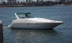 Beautifully maintained!Re-powered in 2010 with Mercury Horizon 8.1 engines rated at 385hp each, with only 53 hours. The interior has been updated, stainless appliances, 27" LCD TV, DVD, Surround sound, wood floors. 39.6' length 12.5' beam. Roomy bow