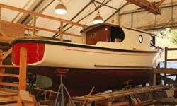 The Northwest School of Wooden Boatbuilding on Washington's Olympic Peninsula, now in it's 31st year, is wrapping up work on the classic workboat designed by well-known tug designer H.C. Hansen. Built new 2010-2012 by our Traditional Large Craft classes,