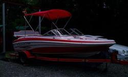 This boat is in great conditions ready to be used. As you can see on the pics the only thing it has is that a part of fiberglass is broken but it's not a problem. Engine, seats, trailer, like new with no problems at all.