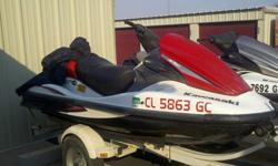 3 Seater jet ski will pull skiers or tubes 160 hp fast jet ski call 970-250-6485 will sell a 2 place trailer with ski 1000 for trailer
