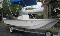 Own an unsinkable classic! Our1971 Classic Boston Whaler is up for sale!!!! This 17 foot Whaler has always been covered and looks great for its age, NO BOTTOM PAINT. Includes Hummingbird sonar, 60 gal alum tank in console, bimini top, boat cover and