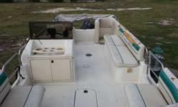 Boat is 22 feet long plenty space very enjoyable with a big group 22 ft 120 Force and I have a trolling engine needs some upholstry work asking $4750 o.b.o clean titles boat and motor call me and make me a reasonable offer 254 624 4500Listing originally