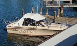 I have a 1986 22 feet Star craft 4.3 volt-6 I.O. boat it is in very attractive condition, real nice cuddy sleeps two very easy, runs well , well maintained , four Big john electric down Riggers, six Rod Holders, Garmin GPS, Si-Tex digital sounder ,