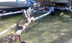 used boat trailers range from 17ft to 21ft all single axle all need minor work ( example lights.fenders.minor rust,cracked and or missing rollers ect..) they are USED Trailers. some have paper work for new DMV reg,(2012 home made) Prices range from $