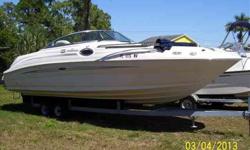 2008 Sea Ray 240 SUNDECK Very clean Trade-In. New Risers/Manifolds. Lift stored out of sun. For more information please call