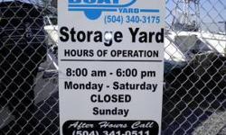 Boat Yard Storage Lot , Gated , 24 hour Access , Fenced in , Security Camera's , Boats , Cars , Trucks , Boxes , 18 Wheelers Welcome , $50.00 , for more info call Ruben A Ramos at or e-mail