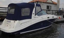 2006 Sea Ray 260 SUNDANCER The most perfect example of a 2006 Sea Ray 260 Sundancer is now available in the New York City / New Jersey area on the lower Hudson River. The hull, top deck, canvas, vinyl seating, interior and exterior of this boat have been