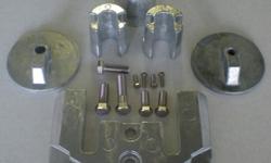 Mercruiser Bravo 3 (2004 or Greater) Anode Kit comes complete with hardware. All Zincs for Boats anodes are built to high quality standards and meet United States Military specifications.Tecnoseal's in-house laboratory facilities ensure the purity of the
