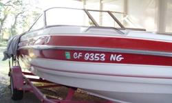 1992 v-6 17'5" reinell boat, runs very good