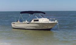 1982 Glastron 21 ft walkaround cuddy cabin w/a 200hp Yamaha outboard, good condition, runs good, strong and compression on all. Comes on a galvanized trailer. The boat is equipped with VHF radio, Garmin GPS, radio/cd player, bimini top. Great for fishing