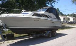 1983 26' Carver Cabin Cruiser VERY CLEAN RUNS GREAT!! Will except trade with in reason looking for a smaller boat. For details call Jason 219-545-5217 or Jessica 219-331-5652