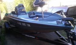 180 TF TRACKER PRO SERIES NITRO ............ 115 HORSE EVINRUDE TRACKER PRO SERIES OIL INJECTED MOTOR
MOTORGUIDE TRACKER TROLLING MOTOR WITH FOOT CONTROLS
HUMMINBIRD DEPTH FINDERS
3 DEEP WELLS ..... 32 GALLON GAS TANK .... STORAGE COMPARTMENTS .. LOADED