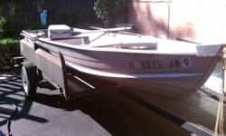 fourteen feet Fishing Boat (includes)
- upgraded seats
- ten speed sears trolling engine
- battery for motor
- Oars (paddles)
Everything in excellent working condition, I will meet at a lake to show boat floats and operates with no problems, if requested.
