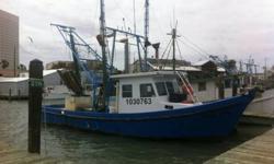 This working shrimp trawler is in good condition, comes with a bait license and is currently in operation. It?s a Port O?Conner style 48? fiberglass boat, ready to go. Overhauled 5months ago with a rebuilt 871 Detroit diesel, new prop, and a top to bottom