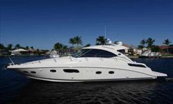 2010 Sea Ray 47 SUNDANCER Exceptionally clean 1 owner vessel. Owner has located a new boat therefore prompting the sale of this boat. Extended warranty until June 2016 on engines & vesselThis boat features Sat TV, Twin Raymarine E-120's, Sat Weather,
