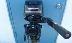 For sale is a 1995 Mercury 6hp outboard long shaft motor in excellent working/running condition. Pre-owned on the Hudson River for my sailboat. It starts right up, idles and runs very smoothly, and the 6hp is plenty powerful. The engine has few hours and