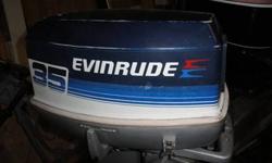 1979 Evinrude Outboard Motor. 35 Hp. 2 cycle. 20" shaft. Electric Start. Runs great. Clean condition. 120 compression. Comes with controls. Can demo.