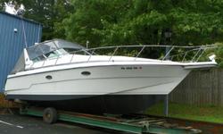 Must see beautifully maintained Trojan Express! 1994 37' Trojan Express w/ twin 454's V Drives and 8KW generator for $68,500 - REDUCED PRICE! Clean and sleek boat with plenty of room12 foot beamEngines