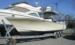 This is a 2001 32' SeaCraft Master Angler w/ 2008 Twin Mercury 300HP Verado 4-Stroke Outboards. In other words, THIS IS A FISHING MACHINE!! Electronics are not an afterthought, this boat is loading with over $20k in electronics. From the dual Raydomes to