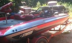 1994 stratos bass boat looking to trade for twp 4x4 fourwheelersor a 4x4 fourwheeler of equal value or a side by side 17 1/2 feet, led light on trailer, 150 Black Max, 74 pound. Minn koda, 2 live wells, air rators ( works good), 2 hummingbird fish