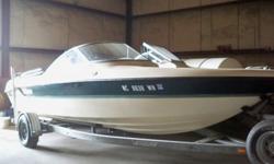 Pleasure boat with 190 horsepower inboard/outboard Mercruiser & 1997 Vent trailer. Includes cover. All in good condition.Don't take time to use it. Kept inside shop. Call 252-332-9327
