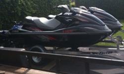 I have two identical jetski's with factory covers, extended warranties and double Triton aluminum trailer. These are in like new condition and we had fun over the summer. Well maintained, adult driven.Comes with 5 Year transferable warranties.The extended