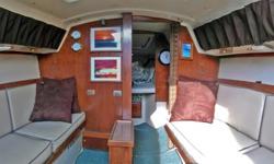 Get on the water today, with this pocket-cruising Catalina 25. Because you could be sailing in no time. This Catalina 25 has a beautiful interior, recently re-upholstered with new cushion covers, and Port-light drapes. She has a winter-cover,