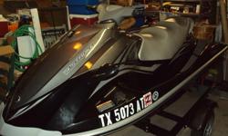 Great 3 seat Waverunner Black/Silver extra low hours, under 30. Garage kept, and used only in fresh water lake. Nice extra long neck trailer included. Just recently relocated to Ft. Lauderdale. Brand new battery, pre-season tuned and ready to go!