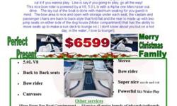 1995 Bayliner 2050 BowriderWow this is a gem very well taken care of with lots of sparkle and shine, Seats looks nearly new as well as the whole boat. Most of the time you see to V6 or a wittle 4 cyl and well them 4 cyl just don't cut it if you wanna