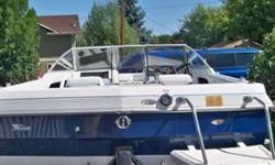 Price reduced original price $ 7800, now $6800 O.B.O. Great boat has a Mercury 3.0 inboard. comes with Bimi cover, bow cover, and a cover for the boat. It has never been in saltwater It has all the safety equipment. Also has a set of kids skis and a 3