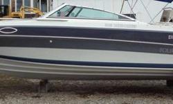 Super clean, comfortable and fuel efficient ... Perfect family fun boat meticulously cared for. Turn the key, ready to go! Same owner for the past 18 seasons. Authorized dealer serviced her entire time. Bottom never painted. Minimum of 1 hour cleaning,