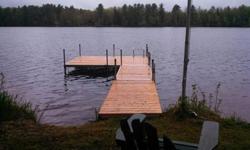 Price reduced drastically to $749 INCLUDES one pair of 6' legs, cedar decking, two dock brackets, two pipe feet, mounting hardware, and fasteners. Visit 342 Roosevelt Trail to see them in person or call 207-653-3625 for customization and configuration