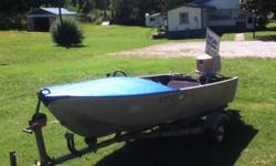 35 H.P. Orlando Clipper ( twelve feet speedster ) with trailer. Nice condition , motor - elc.start, seats 4 . boat can be seen off hy. 321 in lenoir city . phone cel Lenoir City 750.00 OBO cell (352)213-2089Listing originally posted at http