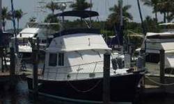 1990, 30' Cape Dory Power Diesel w Flybridge - Asking 75K, or best offer.
This is an exceptional "Downeast" style cruising yacht with fly bridge and twin diesel Volvo Turbo engines (2x200hp - 750 hours each). Only 15 of these boats were built - it is said