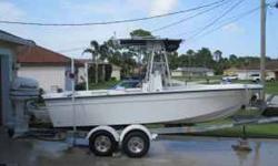 1988 Sportcraft Center Console w/ a 1998 225 Johnson. Solid offshore boat, outriggers, depth finder, trailer, 2 live wells, spreader lights, auto and manual bilge pump, twin batteries. 7K OBO call or text 772.418.4977 Drew