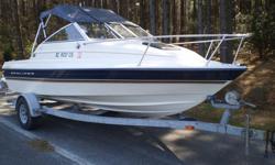 1996 Bayliner 1952 Capri "Freshwater Only", 1996 Mercruiser Alpha One 3.0L LX Digital Electronic Ignition,Trailer As Shown Included In Sale