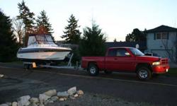 1988 INVADER 24 feet CUTTY CABIN, 350CU IN INBOARD, SLEEPS 4, ELECTRIC DOWN RIGGERS COLOR FISH FINDER, BLACK BOX, 18km RADAR, IN-DASH AM FM CD, FULL CANVAS AND MORE, TO MUCH TO LIST RUNS WELL. COMES WITH 1978 EZ-LOADER ROLLER TRAILER. SERIOUS INQUIRIES