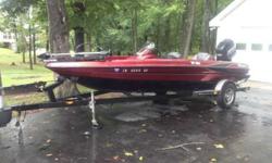 I have a 2001 Triton TR-186 with a 2001 Johnson 150 motor. The motor runs perfect and cranks up fine. The boat is in really great shape considering it is eleven years old. There is fading above the rub rail from sun exposure, but is only the clear coat