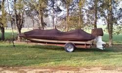 1984 18' Glasstream Bass Boat in like new condition, includes