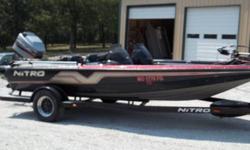 1996 Nitro Bass boat , 18 ft. long , 150 HP Mercury motor , new batteries and tires on trailer. Ready to go ! Trolling motor , on board charger , live well , lots of storage and all in good condition. Garage kept , not used much. Call Tony 417-399-5543